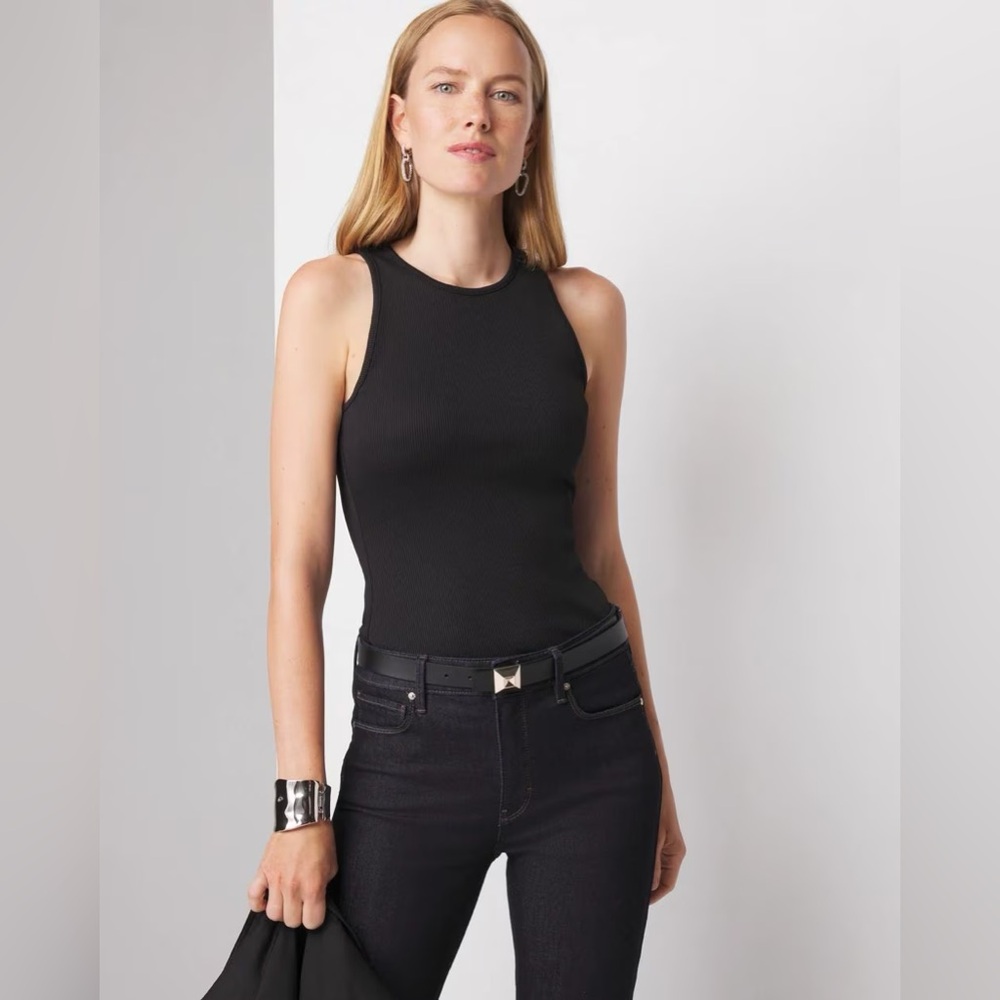 LAST CHANCE! White House Black Market Thick Ribbed Shapewear Tank Top